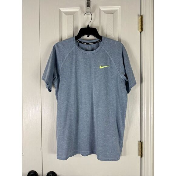 Nike Men’s Blue Swim Shirt Dri Fit Size M - Picture 1 of 4